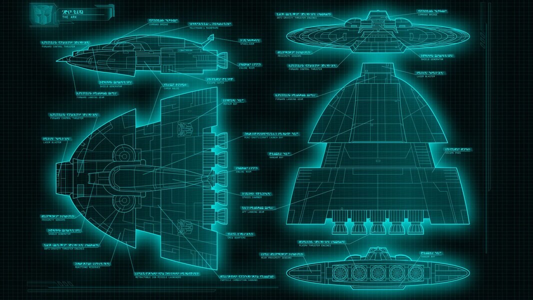Transformers War For Cybertron Ark Blueprint (1 of 1)